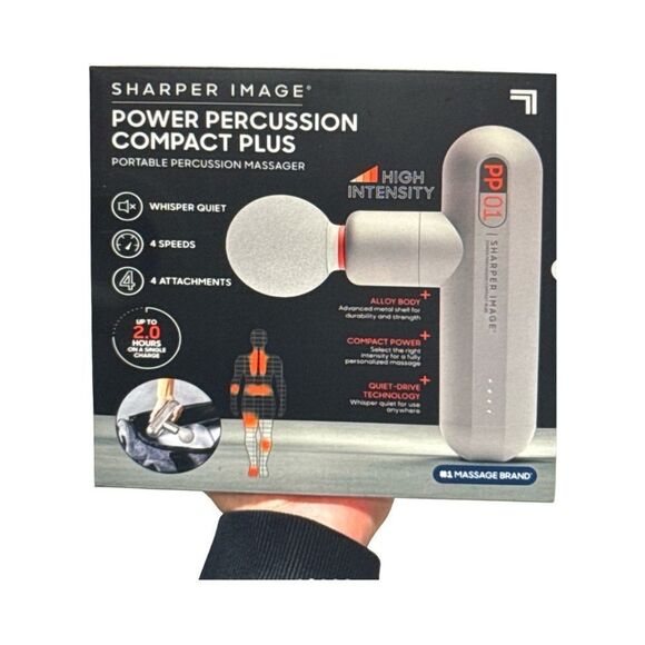 Sharper Image Compact Plus Sport Power  Percussion Massager PP01 - Picture 2 of 3